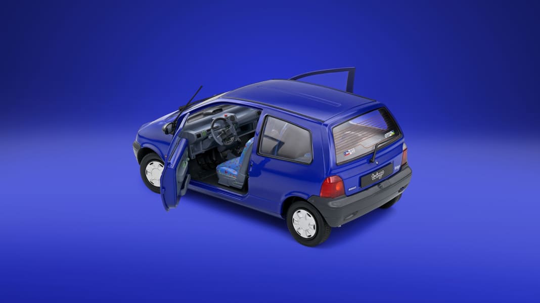 Solido feiert den Twingo-Geburtstag in 1:18 und in der Farbe Blau