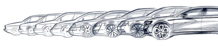 Evolution statt Revolution: Überacht Generationen wurde der Passat beständig weiterentwickelt und verbessert