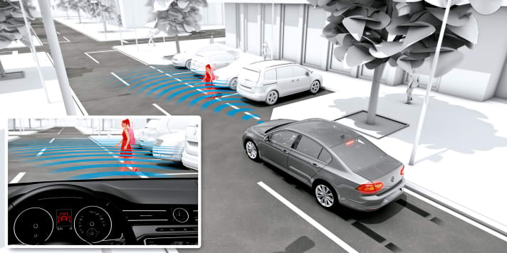   Technik: Passat Assistenzsysteme