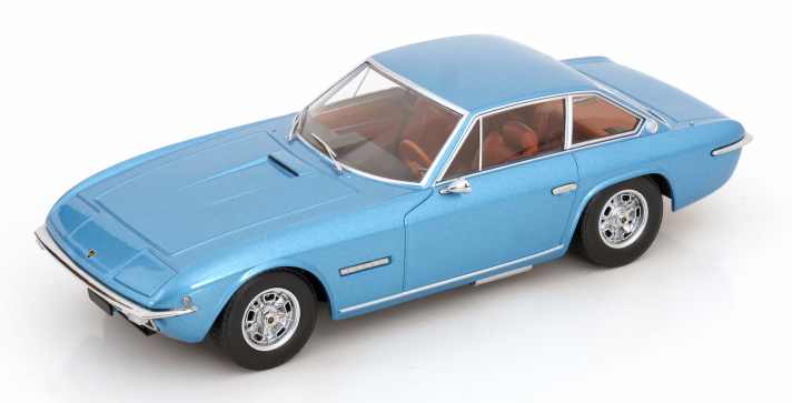 Der Lamborghini Islero war der erste Sportwagen der noritalienischen Marke, der den Namen eine berühmten Kampgstiers trug. KK-Scale stellt die passebnde 1:18-Verkleinerung in De Cast und 1:18 ins Rampenlicht. ] Foto: KK-Scale