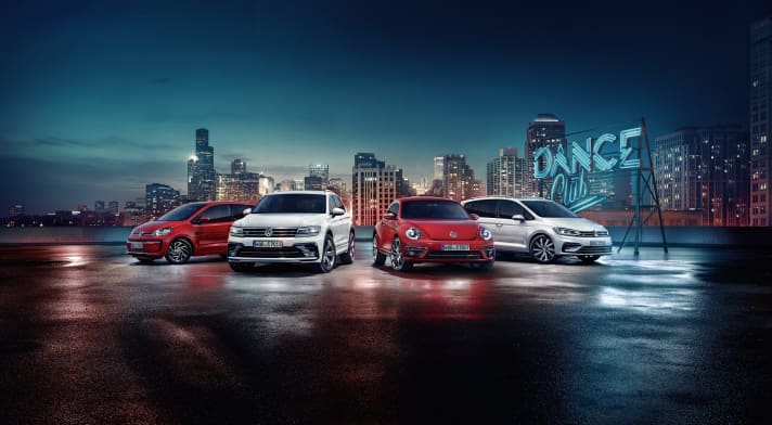 Im Spotlight: Die neuen "SOUND"-Sondermodelle up!, Tiguan, Beetle und Touran