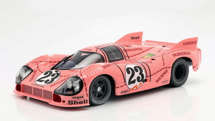 CMR bekennt in Sachen 1:12 und Resine weiter Farbe und bringt jetzt den Porsche 917/20, der als „pinke Sau“ Geschichte geschrieben hat