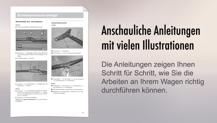   Anschauliche Anleitungen mit vielen Illustrationen