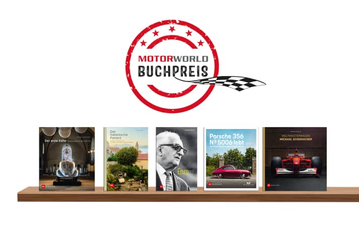 Ausgezeichnete Auto-Bücher von Delius Klasing: vom ersten Käfer bis zu den Weltmeisterwagen von Michael Schumacher