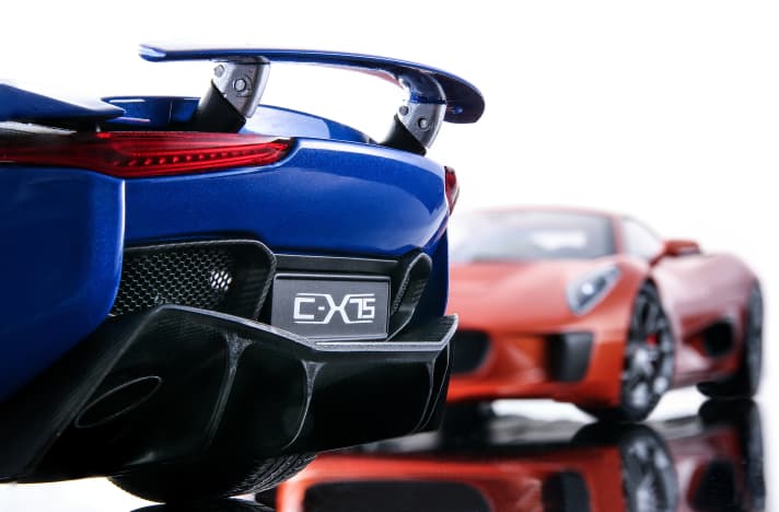 Almost Real widmet sich einem Auto, das nie in Serie ging. Die Asiaten zeichnen in 1:18 und in bravouröser Manie den Jaguar C-X75 nach, der als ursprünglich Hybrid-Sportwagen geplant war]Foto: Blackys Studio