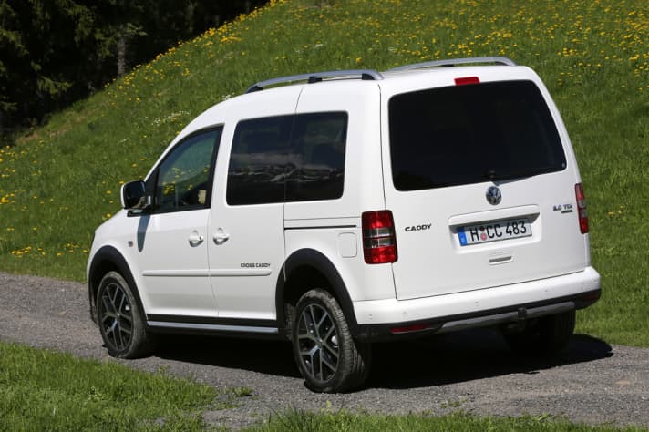   Der Cross Caddy ist als 2.0 TDI mit 4Motion-Antrieb zu haben
