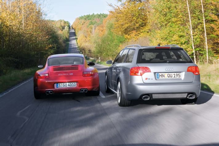   Vergleich: RS4 Avant 4.2 gegen Porsche 911 4S