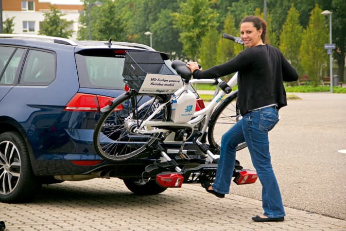   Zubehörtest: Faltbarer VW-Fahrradträger