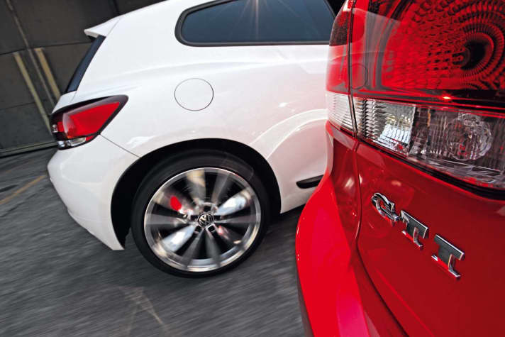   Vergleich: Scirocco 2.0 TSI gegen Golf 6 GTI
