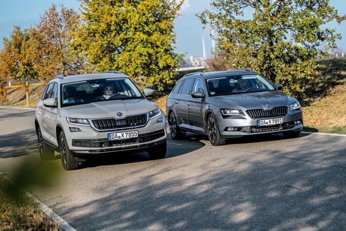   Der Kodiaq ist noch variabler als der Superb