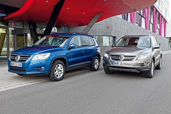   Vergleich: Tiguan 2.0 TDI 4MOTION vs. Frontantrieb