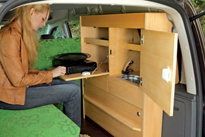   Campingtest: Natürliche Reisemobile VW Caddy Maxi