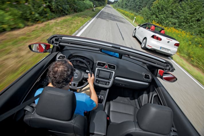   Vergleichstest: VW Golf Cabrio vs. Eos 1.4 TSI 160 PS