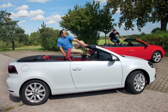   Vergleichstest: VW Golf Cabrio vs. Eos 1.4 TSI 160 PS