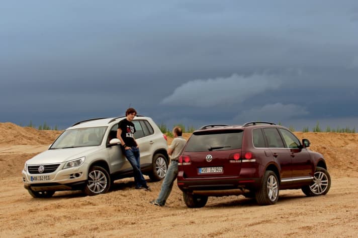   Vergleich: Tiguan 2.0 TDI gegen Touareg R5 TDI
