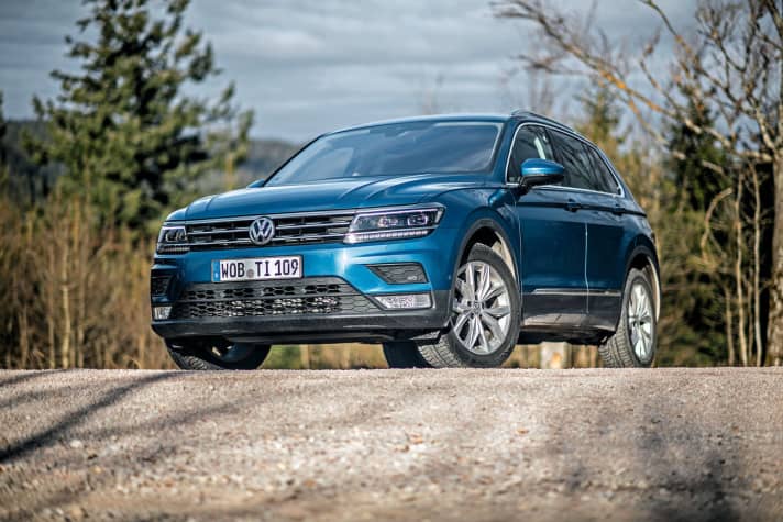   Auch mit dem 115 PS starken Einstiegs-Diesel ist der VW Tiguan der
 	"King" seiner Klasse. Wer mehr Reisen als Rennen will, dem wird nichts fehlen
