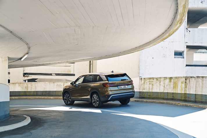 Eine Frage des Geschmacks: Lackfarbe Gold-Bronze Metallic. Beim Kodiaq ist sie ein Novum