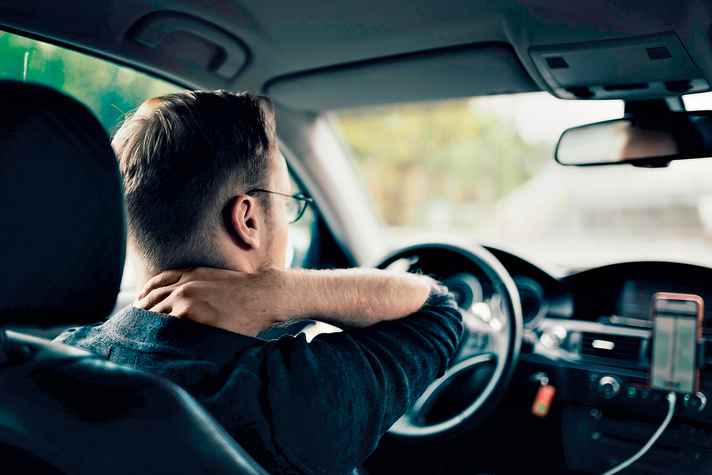 Nackenschmerzen müssen nicht sein - wenn Sitz und Kopfstütze richtig eingestellt sind