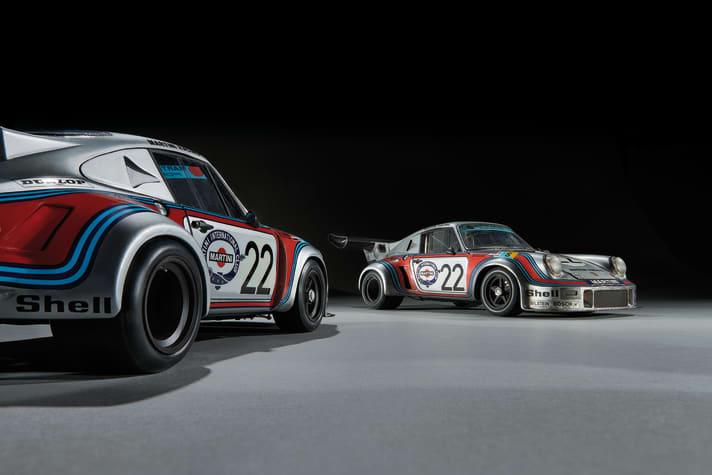 Ein echtes Unikat, den Porsche 911 RSR von 1974, gebaut von Uli Halenjos in der Baugröße 1:12, wählten die Leser zum Sieger in der Kategorie V, des Innovtionspreises auf den ersten Platz ]Foto: Werk