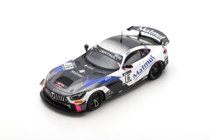 Der Mercedes-AMG hat unzähliche Siege auf der ganzen Welt eingefahren. Doch bei dieser GT4-Version, die Spark im September in 1:43 bringt, dreht sich alles um eine Rennserie aus Frankreich. ]