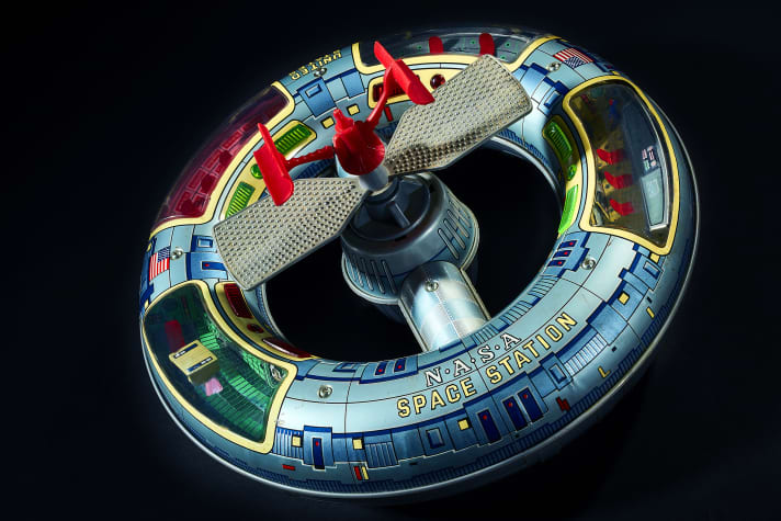 Bisher unentdeckte Spielzeugwelten zu betreten, auch das war Uli Höschen mit der Ausstellung “Space Toys” eine Herzensangelegenheit