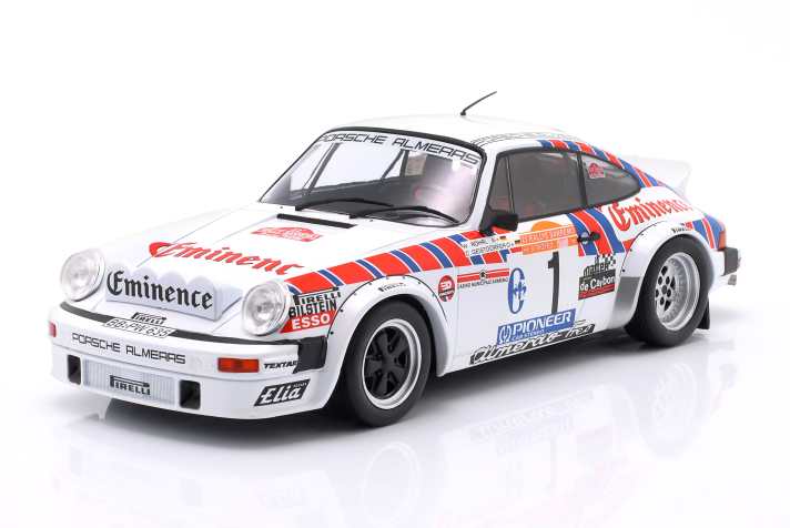 Er ist Weiß, er trägt die Nummer 1 und dieser Porsche 911 von Werk 83 in 1:18 ist einer legendären Fahrerpaarung gewidmet: Walter Röhrl und seinem Copiloten Christian Geistdörfer ] Foto: Werk83