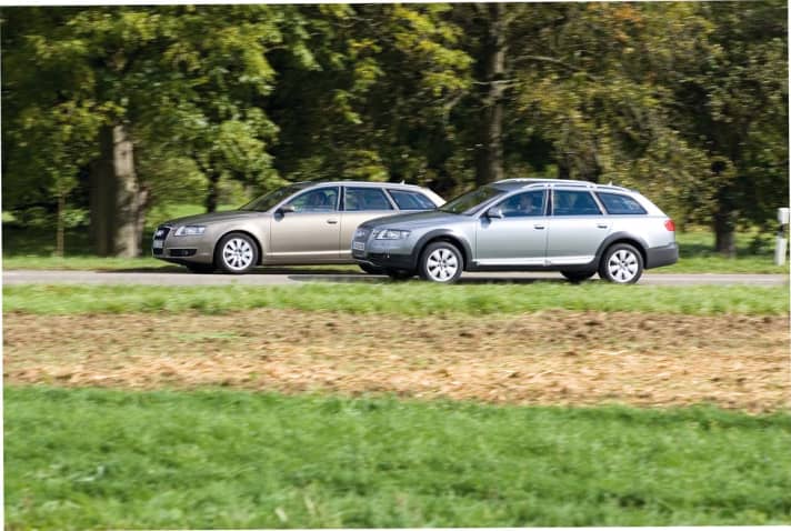  Vergleich: A6 Allroad vs. A6 Avant je 2.7 TDI 180 PS