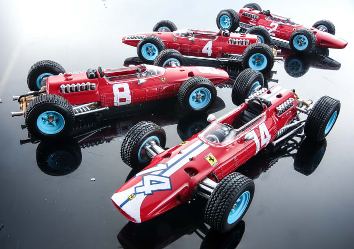 Tecnomodel startet 2022 eine hauseigene 1:43-Serie. MODELL FAHRZEUG zeigt erste Bilder, hier der Ferrari 512 F1 aus der Saison 1965, und kennt mehr Details zu dem Projekt aus Opera.