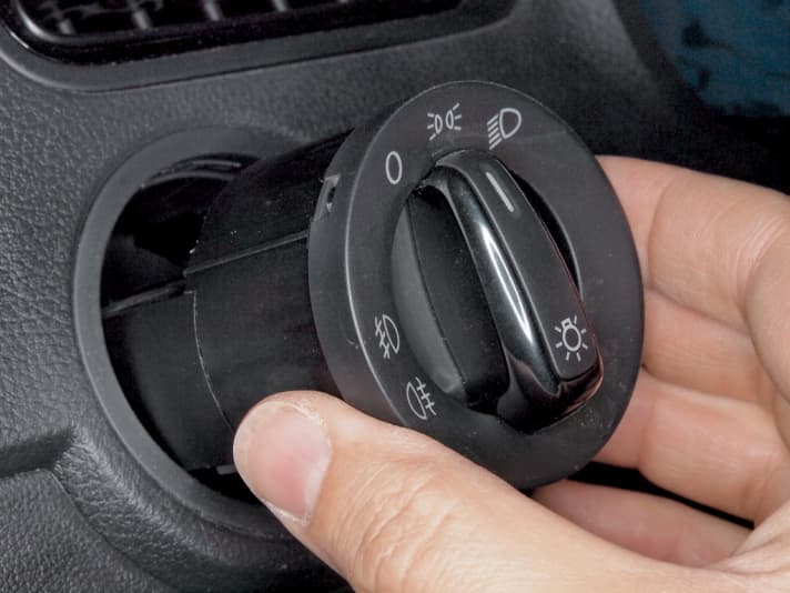   Chrom-Lichtschalter in Polo, Beetle und T5