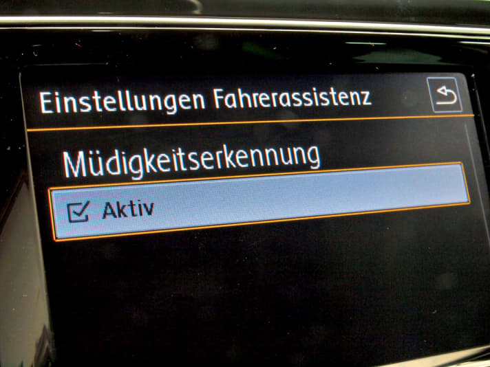  Die Müdigkeits-Erkennung des Golf 7 lässt sich nachträglich aktivieren
