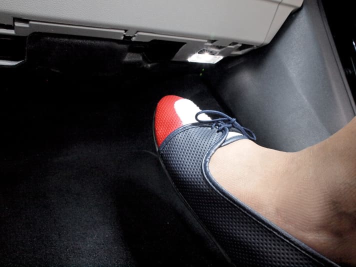   Sicherer und Schuhspitzenschonender Eintritt
