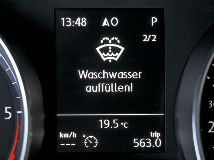   Willkommene Warnmeldung