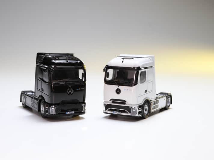 Im Umfeld der IAA Transportation arbeitet NZG im Maßstab 1:50 an den Die-Cast-Modellen des neuen eActros 600 ProCabin. Auch in 1:87 kommen diverse Neuheiten zum Thema Lkw auf den Markt. ] Foto: NZG