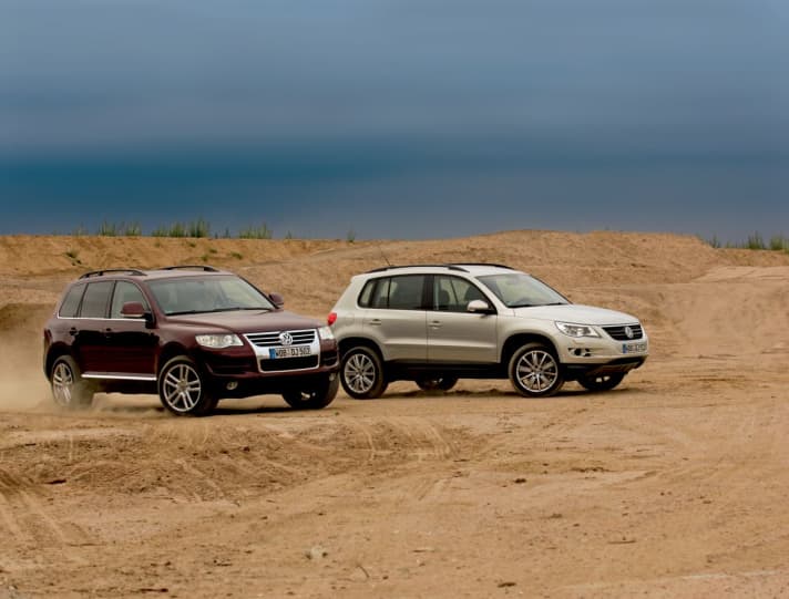   Vergleich: Tiguan 2.0 TDI gegen Touareg R5 TDI