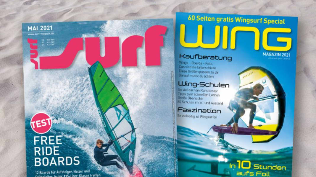 60 Seiten Wingsurf-Special und neues Online-Magazin für Wing-Fans
