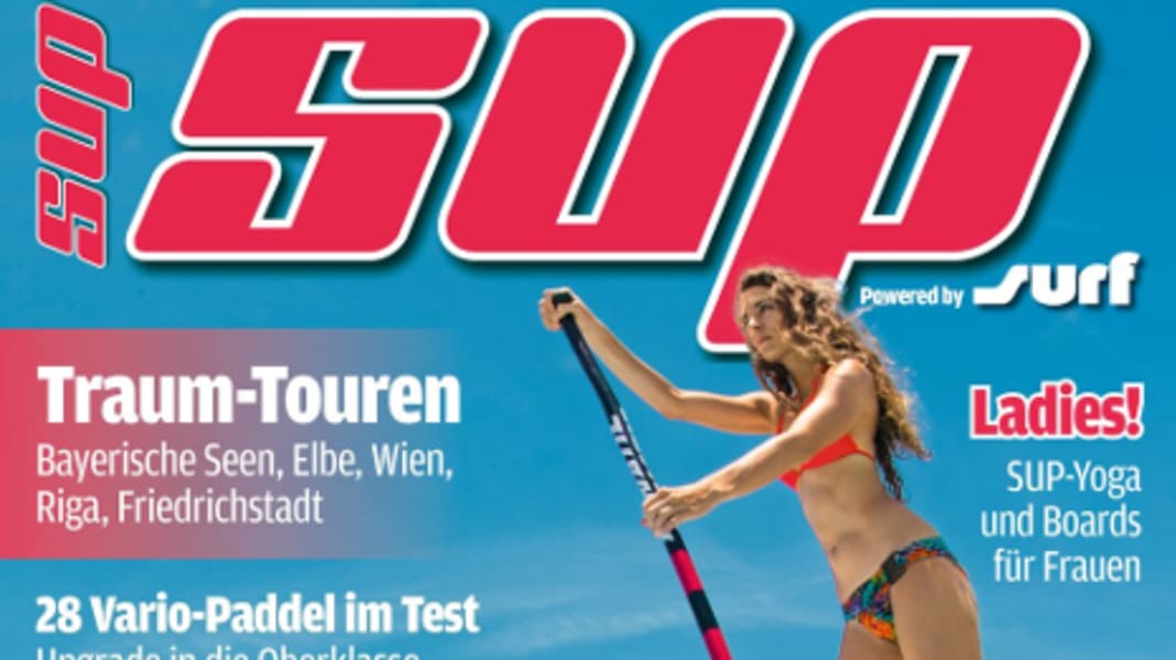 Neu am Kiosk: SUP – Das Magazin für Stand-up-Paddling