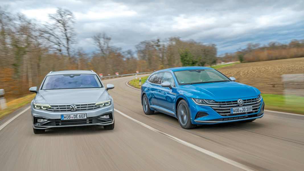 VW Passat Variant 2.0 TDI 4M vs. VW Arteon Shooting Brake 2.0 TDI 4M: Lust und Last