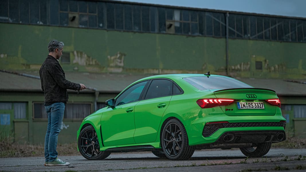 Audi RS3 Limousine: Grüne Schnelle