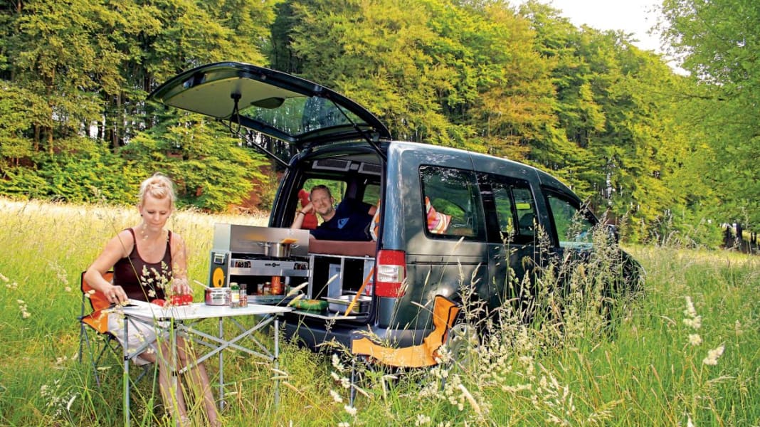 Campingtest: VW Caddy mit QuQuQ-Box - Zauberkiste