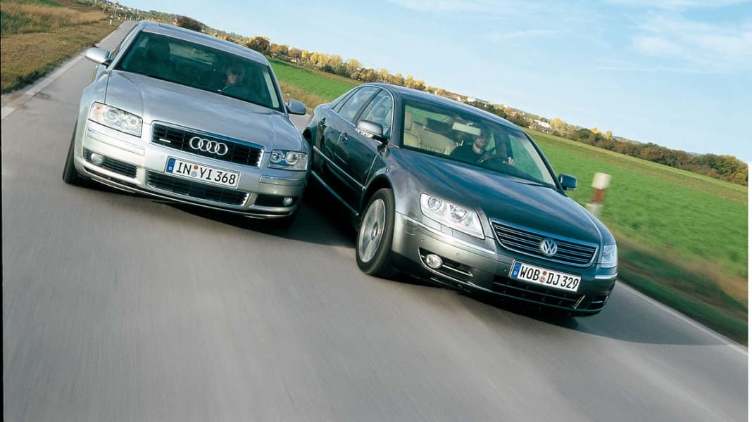 Vergleich: Audi A8 V6 TDI gegen Phaeton V6 TDI - REINER LUXUS