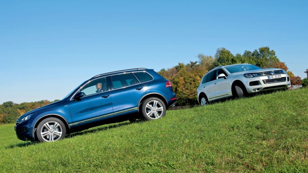 Vergleichstest: VW Touareg Hybrid 380 PS vs. V8 TDI 340 PS - Kampf der Welten