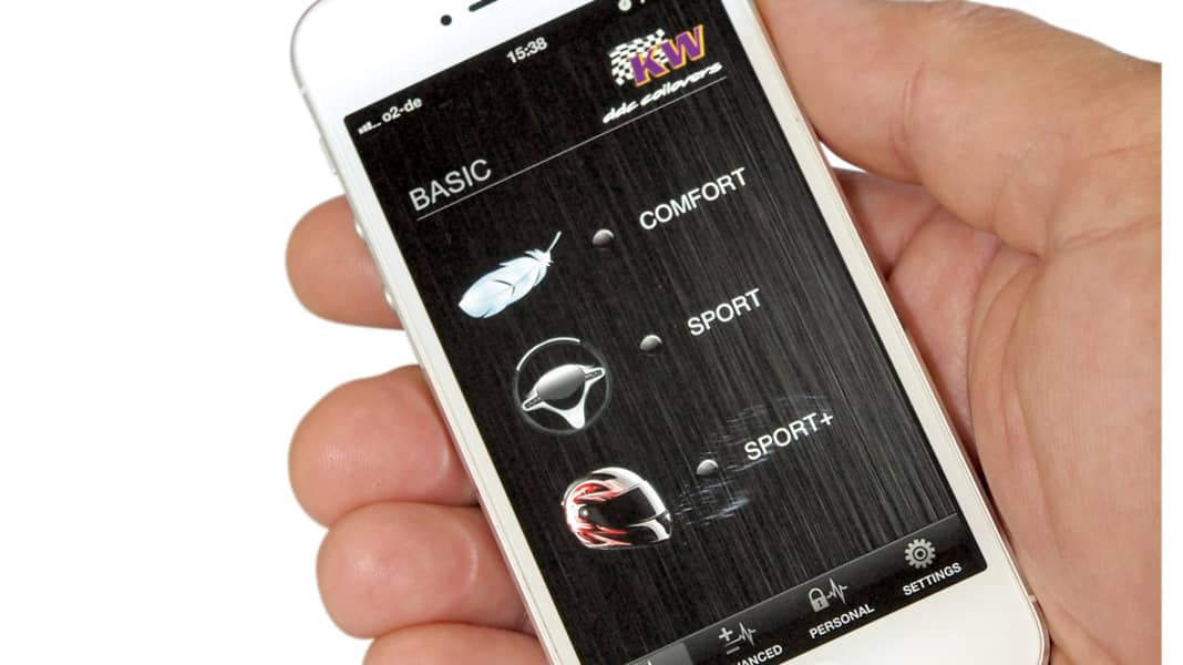 Bauplan: Elektronisch verstellbares Fahrwerk - Abstimmen per App