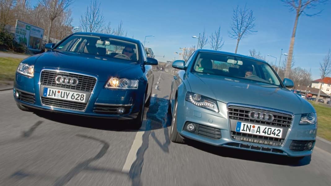 Vergleich: 2.7 TDI Multitronic, Audi A6 gegen A4 - Auf Augenhöhe