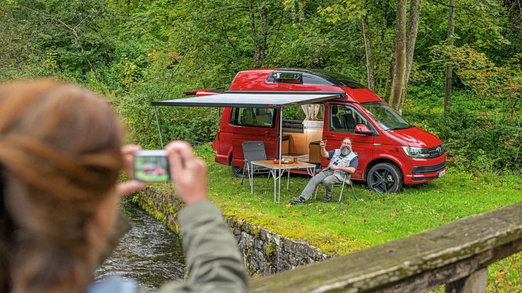 Camping-Test: Dipa Falke VW T6 - Der Wanderfalke