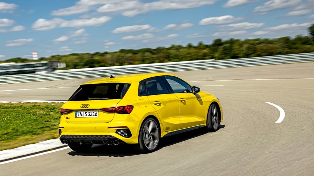 Audi S3 Sportback: Druckaufbau