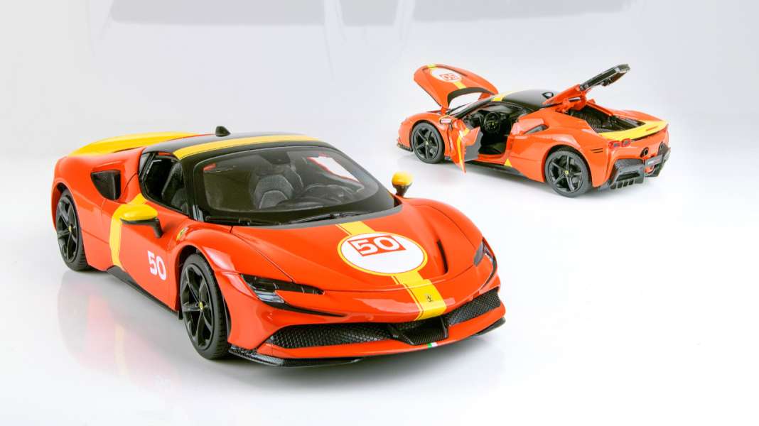 Ferrari SF90 Assetto Fiorano Nr. 50 von Bburago in 1:18 – Leichtgläubig