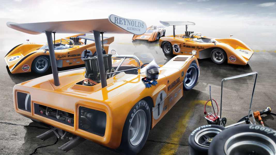 Fuhrwerk Orange – ‘69 McLaren M8B von Tecnomodel in 1:18