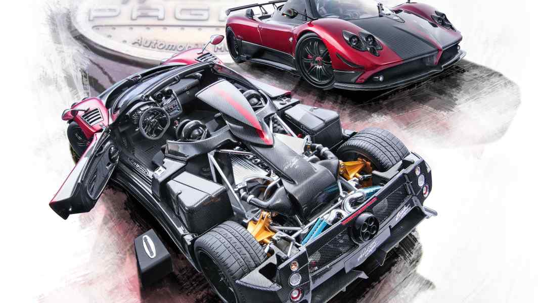 ‘09 Pagani Cinque Roadster von Almost Real in 1:18 - Zondabar