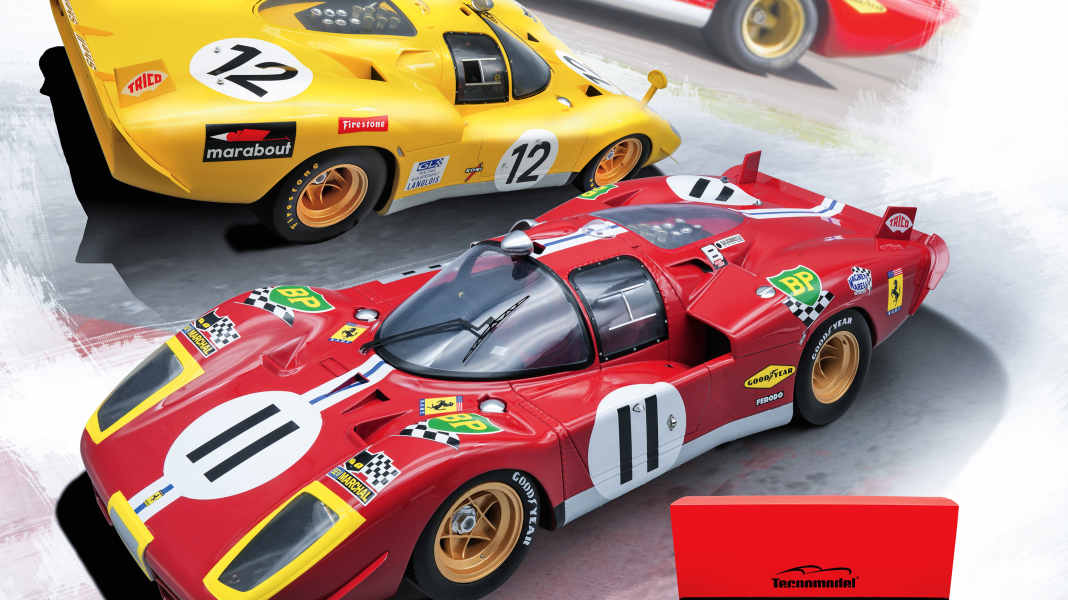 ‘70 Ferrari 512S Coda Lunga von Tecnomodel in 1:12 – Länge siegt?