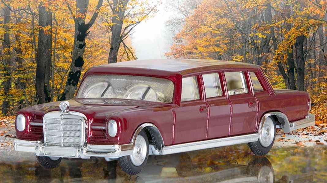Corgi-Club enthüllt Mercedes-600-Pullman-Geheimnis: Die Scheibenwischer in 1:52!